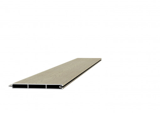 Aluminium schermplank | Houtmotief Eiken | 2,1 x 19,5 x 180 cm