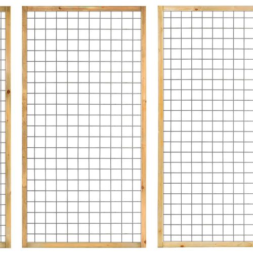 Gaaselement met geïmpregneerd houten kader | H180 cm