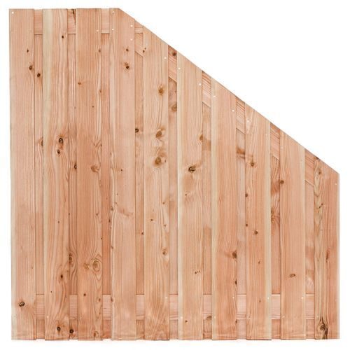 Douglas tuinscherm Zwarte Woud verloop | 180>90 x 180 cm