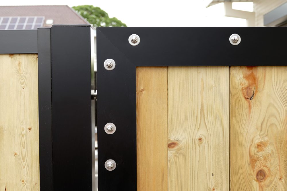 Aluminium tuinpoort frame + deurslag | TP1